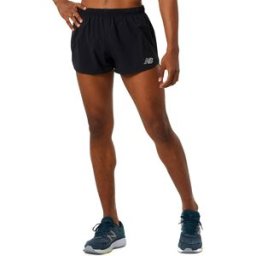 New Balance Pantaloncini Running Impact Run 3 Inch Split Nero Uomo XL
