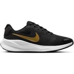 Nike Revolution 7 Nero Metallic Oro Scarpe Running Donna EUR 40,5 / US 9