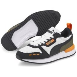 Puma R78 Gs Nero Bianco Scarpe Ginnastica Bambino EUR 37,5 / UK 4,5