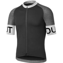 Dotout Maglia Ciclismo Pure Black-Melange Dark Grey Uomo M