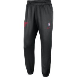 Nike Pantaloni Tuta Nba Bulls Sptlight Poly Nero Rosso Uomo XL