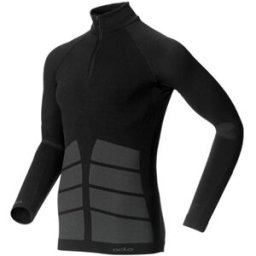 Odlo Maglia Trekking Zip Evolution Warm Nero Uomo S