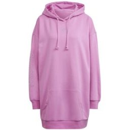 ADIDAS ORIGINALS felpa con cappuccio dress rosa donna 40