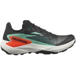 Salomon Genesis Nero Verde Rosso Scarpe Trail Running Uomo EUR 42 / UK 8