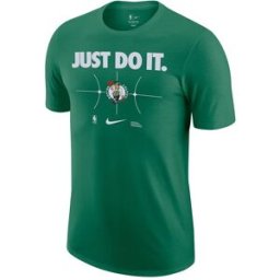 Nike Maglia Basket Nba Celtics Just Do It Verde Bianco Uomo L