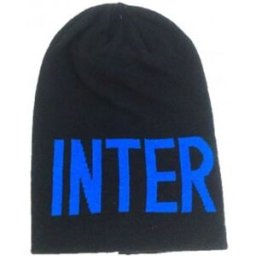 Imma Cuffia Inter Jacquard Nero/Azzurro Uomo TU