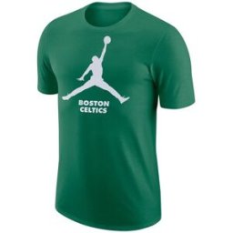 Nike T-Shirt Basket Nba Celtics Jordan Verde Bianco Uomo L