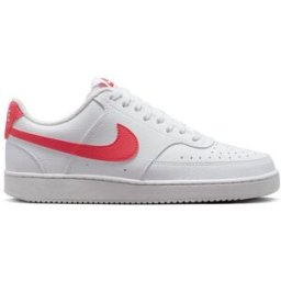 Nike Court Vision Low Bianco Rosa Corallo Sneakers Donna EUR 40 / US 8,5