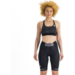 Sportful Pantaloncini Ciclismo Donna Neo Black Donna XS