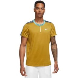 Nike Maglia Tennis Advantage Zip Bronzo Blu Uomo S