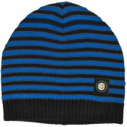 Imma Cuffia Kids Inter Righe Nero Azzurro Bambino 9-12A