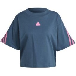 ADIDAS Maglietta Palestra Crop Future Icons Petrolio Donna L