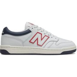 New Balance Bb480 Lea Bianco Blu Rosso Sneakers Unisex EUR 42 / US 8.5
