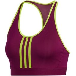 ADIDAS reggiseno sportivo alphaskin bordeaux donna XS