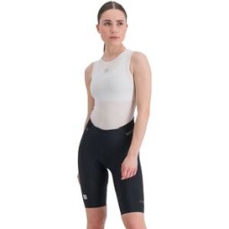 Sportful Pantaloncini Ciclismo Classic Nero Pompelmo Donna S