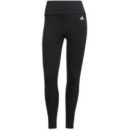 ADIDAS leggings sportivi nero donna L