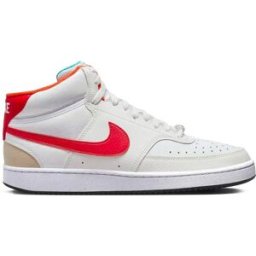 Nike Court Vision Mid Nn Bianco Rosso Sneakers Uomo EUR 39 / US 6.5