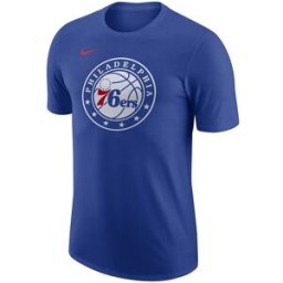 Nike T-Shirt Basket Nba Phil Logo1 Blu Bianco Uomo XL