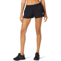 Asics Pantaloncini Running Core Split 3" Nero Donna S