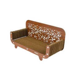 ROTIPET GATTO TIRAGRAFFI "STELLA" 59x30x25 CM DARK WOOD