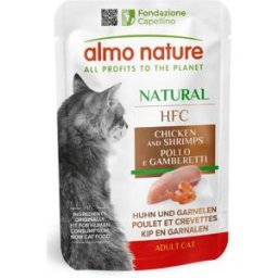 Almo Nature HFC Cat Busta Multipack 24x55G POLLO E GAMBERETTI