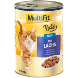 MultiFit Patè Cat Lattina 400G SALMONE
