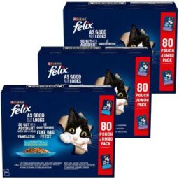 Set Prova Multigusto 80x85G e 160x85G Felix Cat Le Ghiottonerie Pesce e Mix MIX MULTIGUSTO