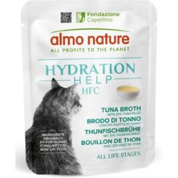 Almo Nature Cat Hydration Help HFC Busta Multipack 24x50G BRODO DI TONNO
