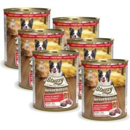Kit Risparmio 6x800G Stuzzy Dog Monoprotein MANZO