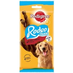 Pedigree Snack Cane Rodeo Duos 7PZ MANZO E FORMAGGIO