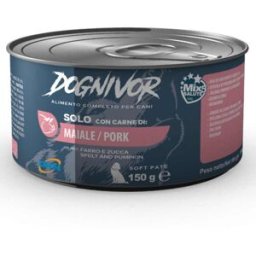 Dognivor Dog Lattina Multipack 12x150G MAIALE CON FARRO E ZUCCA