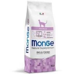Monge Natural Superpremium Sterilised Cat Adult con Pollo 10KG