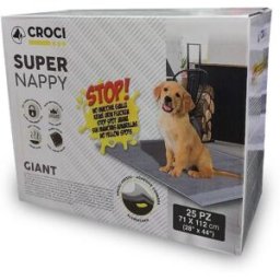 Croci Traversine per Cane Super Nappy 25PZ 71X112CM