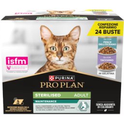 Purina Pro Plan Sterilised Maintenance Cat Busta Multipack 24X85G MIX CARNE E PESCE