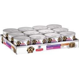 HILLS Hill’s Science Plan Sensitive Stomach & Skin Small & Mini Dog Lattina Multipack 12x200G TACCHINO