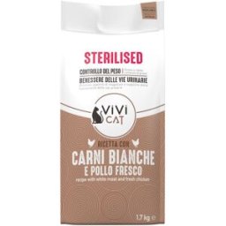ViVi Cat Sterilised Carni Bianche Fresche 1.7KG