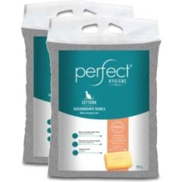 Kit Risparmio 2x10L Perfect Lettiera Agglomerante per Gatti SAPONE MARSIGLIA