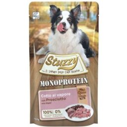 Stuzzy Dog Monoprotein Busta Multipack 12x150G PROSCIUTTO