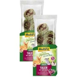 MultiFit Snack per Roditori Taler Senza Cereali 100G KIT BARBABIETOLA 12PZ
