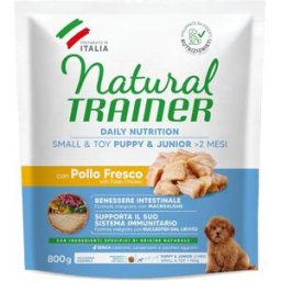 Natural Trainer Puppy&Junior Mini con Pollo 800G