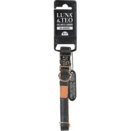 LUNA E TEO Collare Classic Nero S