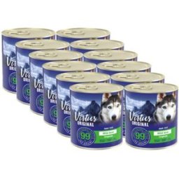 Kit Risparmio 12x800G Virtus New Formula Dog Lattina CINGHIALE