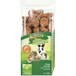 MultiFit Snack per Roditori Drops Mix Senza Cereali 140G CAROTE