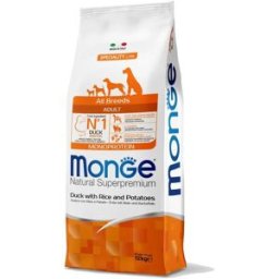 Monge Natural Superpremium Adult All Breeds con Anatra 12KG