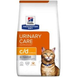 HILLS Hill's Prescription Diet c/d Urinary Care Multicare Alimento Secco per Gatti 3KG