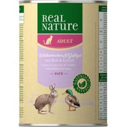 Real Nature Cat Lattina 400G CONIGLIO E POLLAME