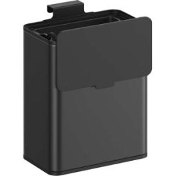 SONGMICS Pattumiera da Appendere per Armadi, Nero Inchiostro