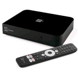 Telesystem Up1 Smart Box Decoder Digitale Terrestre Android Tv 4k Ultra Hd Dvb-T2 Hevc, Hdr10+ Hlg, Av1 Certificato Netflix, Prime Video, Disney+, Chromecast Built-In Hdmi/scart