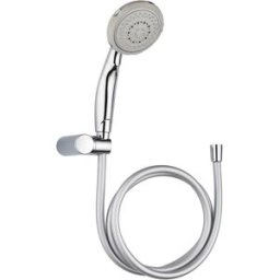 Tecnomat KIT DOCCIA POWER 5 GETTI CROMO CON FLESSIBILE E SUPPORTO