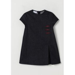 Gucci Abito di jeans con fiocchI Web Blue Taglia 5